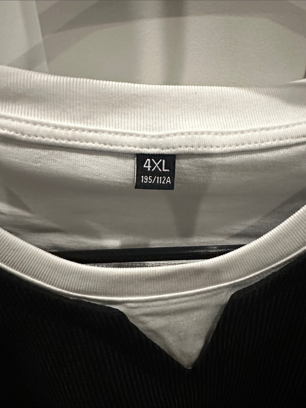 Black Layered-Look Long Sleeve Shirt - Picture 2 of 3
